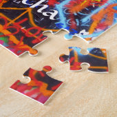 Gepersonaliseerde graffiti legpuzzel (Zijkant)