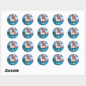 Gepersonaliseerde graffiti ronde sticker (Vel)