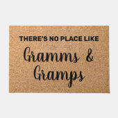 Gepersonaliseerde Gramms & Gramps Grootouders Welk Deurmat (Voorkant)