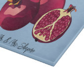 Gepersonaliseerde Granaatappel Challah Board Snijplank (Hoek)