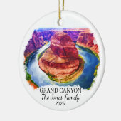 Gepersonaliseerde Grand Canyon, Arizona Gift Keramisch Ornament (Links)
