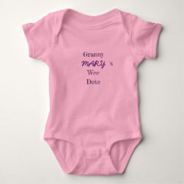 Gepersonaliseerde Granny Baby Romper