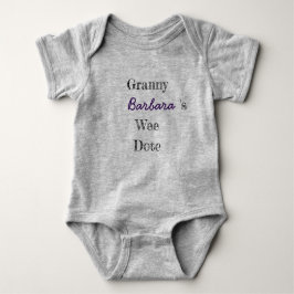 Gepersonaliseerde Granny Baby Romper