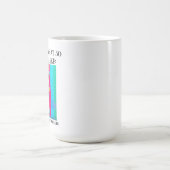 Gepersonaliseerde grappige 50e mijlpaal verjaardag koffiemok (Center)