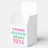 Gepersonaliseerde grappige 50ste verjaardag citaat bedankdoosjes (Geopend)