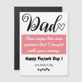 gepersonaliseerde grappige beste vader, gelukkige  (Voorkant / Achterkant)