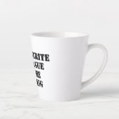 Gepersonaliseerde Grappige Collega Gift Secret San Latte Mok (Rechts)