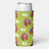 Gepersonaliseerde Grappige Custom Verjaardagsfeest Seltzer Blikjeskoeler (Seltzer Achterkant)