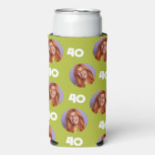 Gepersonaliseerde Grappige Custom Verjaardagsfeest Seltzer Blikjeskoeler (Seltzer Voorkant)