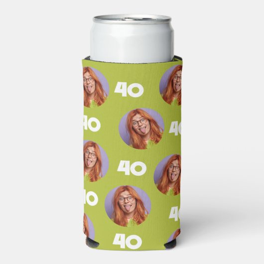 Gepersonaliseerde Grappige Custom Verjaardagsfeest Seltzer Blikjeskoeler (Seltzer Voorkant)