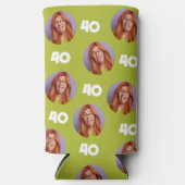 Gepersonaliseerde Grappige Custom Verjaardagsfeest Seltzer Blikjeskoeler (Voorkant)