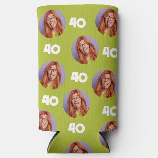 Gepersonaliseerde Grappige Custom Verjaardagsfeest Seltzer Blikjeskoeler (Voorkant)