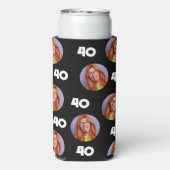 Gepersonaliseerde Grappige Custom Verjaardagsfeest Seltzer Blikjeskoeler (Seltzer Achterkant)