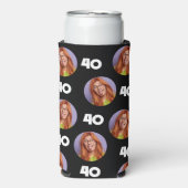 Gepersonaliseerde Grappige Custom Verjaardagsfeest Seltzer Blikjeskoeler (Seltzer Voorkant)