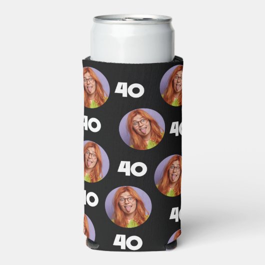 Gepersonaliseerde Grappige Custom Verjaardagsfeest Seltzer Blikjeskoeler (Seltzer Voorkant)