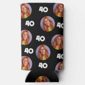 Gepersonaliseerde Grappige Custom Verjaardagsfeest Seltzer Blikjeskoeler (Achterkant)