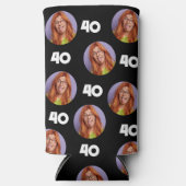 Gepersonaliseerde Grappige Custom Verjaardagsfeest Seltzer Blikjeskoeler (Voorkant)