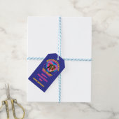 Gepersonaliseerde Grappige Dinosaurus Valentijnsda Cadeaulabel (Met Touw)