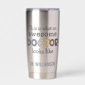 Gepersonaliseerde Grappige Doctor Gifts | Geweldig Geïsoleerde Drinkbeker (Voorkant)