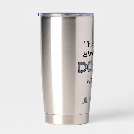 Gepersonaliseerde Grappige Doctor Gifts | Geweldig Geïsoleerde Drinkbeker (Rechts)
