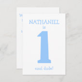 Gepersonaliseerde Grappige Eerste Verjaardag Jonge Kaart (Voorkant / Achterkant)