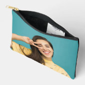 Gepersonaliseerde Grappige Gezicht Custom Foto Mak Etui (Open)