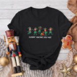Gepersonaliseerde Grappige Gezichtsfoto Kerstelf T-shirt<br><div class="desc">Ga in de feestelijke geest met onze Familie en Vrienden Custom Elf Face Matching T-shirts voor Kerstmis! Personaliseer het T-shirt met schattige elf-design en voeg de gezichten van je familie toe om het uniek voor jou te maken. Dit shirt is ideaal voor familiefoto's of vakantiefoto's. Ideaal voor familiefeesten, groepsevenementen en...</div>