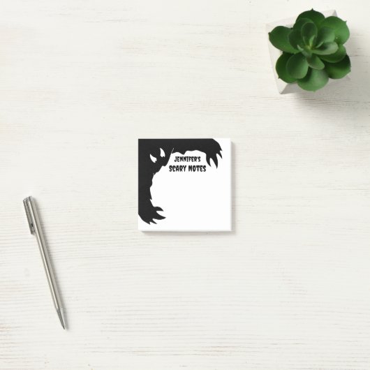 Gepersonaliseerde Grappige Halloween Enge Notities Post-it® Notes (Kantoor)