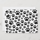 Gepersonaliseerde Grappige Hond Foto Kerst Afbeeld Feestdagenkaart (Achterkant)