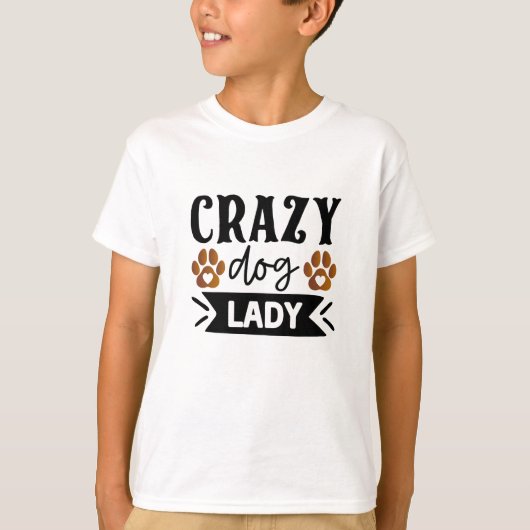Gepersonaliseerde Grappige Hond Quote Design T-shirt (Voorkant)