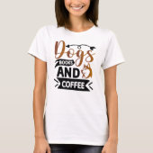 Gepersonaliseerde Grappige Hond Quote Design T-shirt (Voorkant)