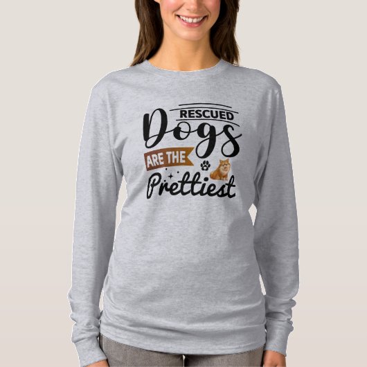 Gepersonaliseerde Grappige Hond Quote Design T-shirt (Voorkant)