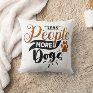 Gepersonaliseerde grappige honden citaten ontwerpe kussen
