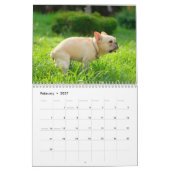 Gepersonaliseerde Grappige Honden Pooping Kalender (Feb 2027)