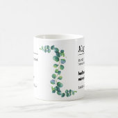 Gepersonaliseerde grappige hygiëniste taakomschrij koffiemok (Center)