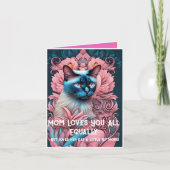 Gepersonaliseerde Grappige Kat Foto Moederdag Kaart (Voorkant)