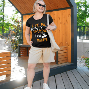 Gepersonaliseerde Grappige Kat Pet Quote Schattige T-shirt