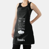Gepersonaliseerde Grappige Kook Cadeaus Humor Moed Schort (Insitu)