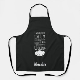 Gepersonaliseerde Grappige Kook Cadeaus Humor Moed Schort