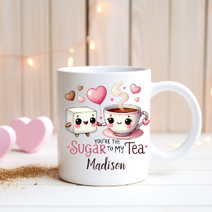 Gepersonaliseerde grappige koppels - suiker voor m koffiemok