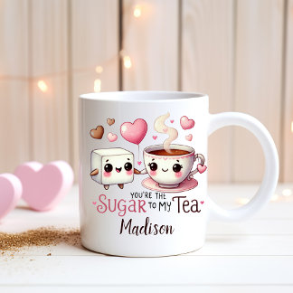 Gepersonaliseerde grappige koppels - suiker voor m koffiemok