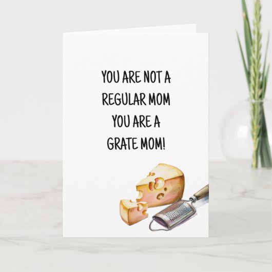 Gepersonaliseerde Grappige Mama, Oma Moederdag Kaa Bedankkaart (Voorkant)