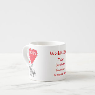 Gepersonaliseerde grappige moederdag espresso kop