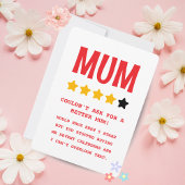Gepersonaliseerde Grappige Moederdag Kaart voor Mu