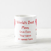 Gepersonaliseerde grappige moederdag koffiemok (Center)