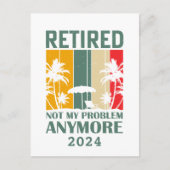 Gepersonaliseerde grappige pensionering officieel  briefkaart (Voorkant)