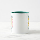 Gepersonaliseerde grappige pensionering officieel  mok (Midden)