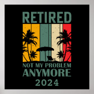 Gepersonaliseerde grappige pensionering officieel  poster