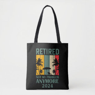 Gepersonaliseerde grappige pensionering officieel  tote bag