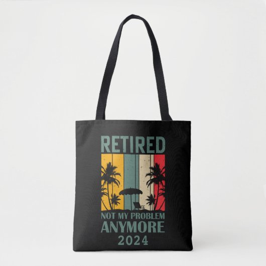 Gepersonaliseerde grappige pensionering officieel  tote bag (Voorkant)